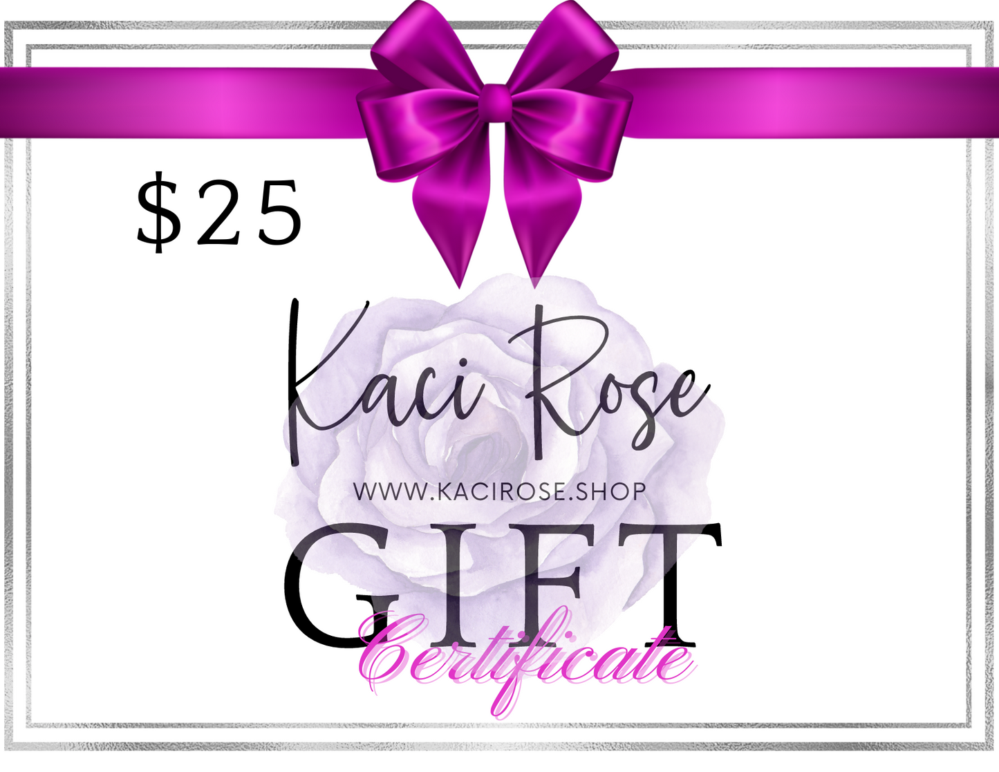 Kaci Rose Books eGift Card