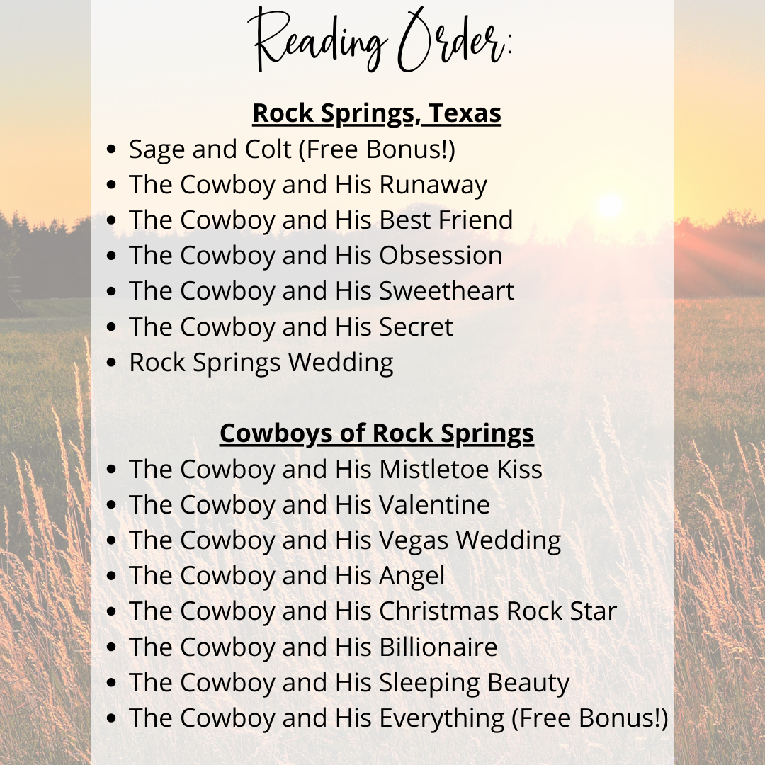 Cowboy Romance Reading Order Kaci M Rose