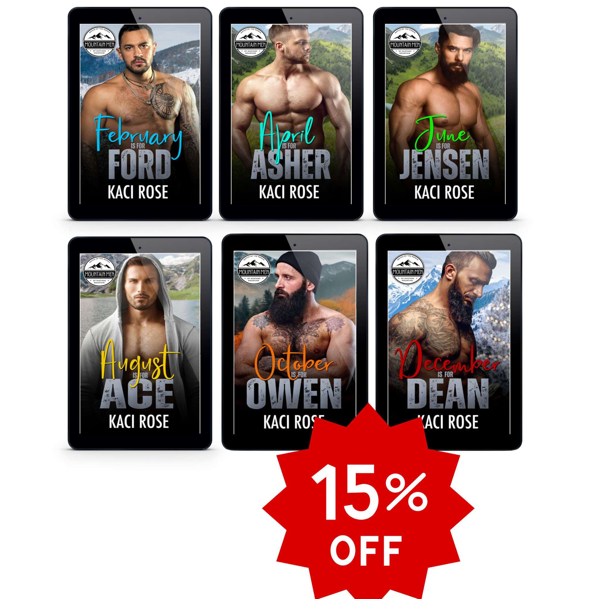 Mountain Men Of Mustang Mountain Ebook Bundle 15% Off Kaci Rose