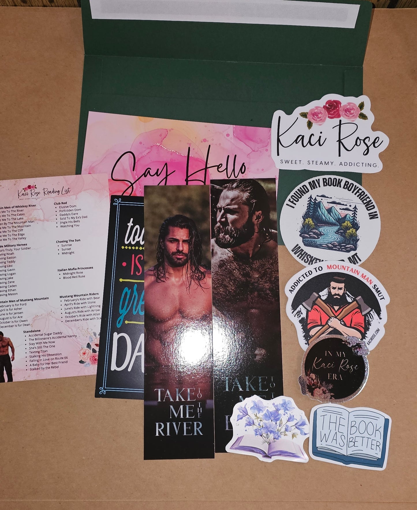 Mountain Men Of Whiskey River Romance Swag Pack Kaci Rose