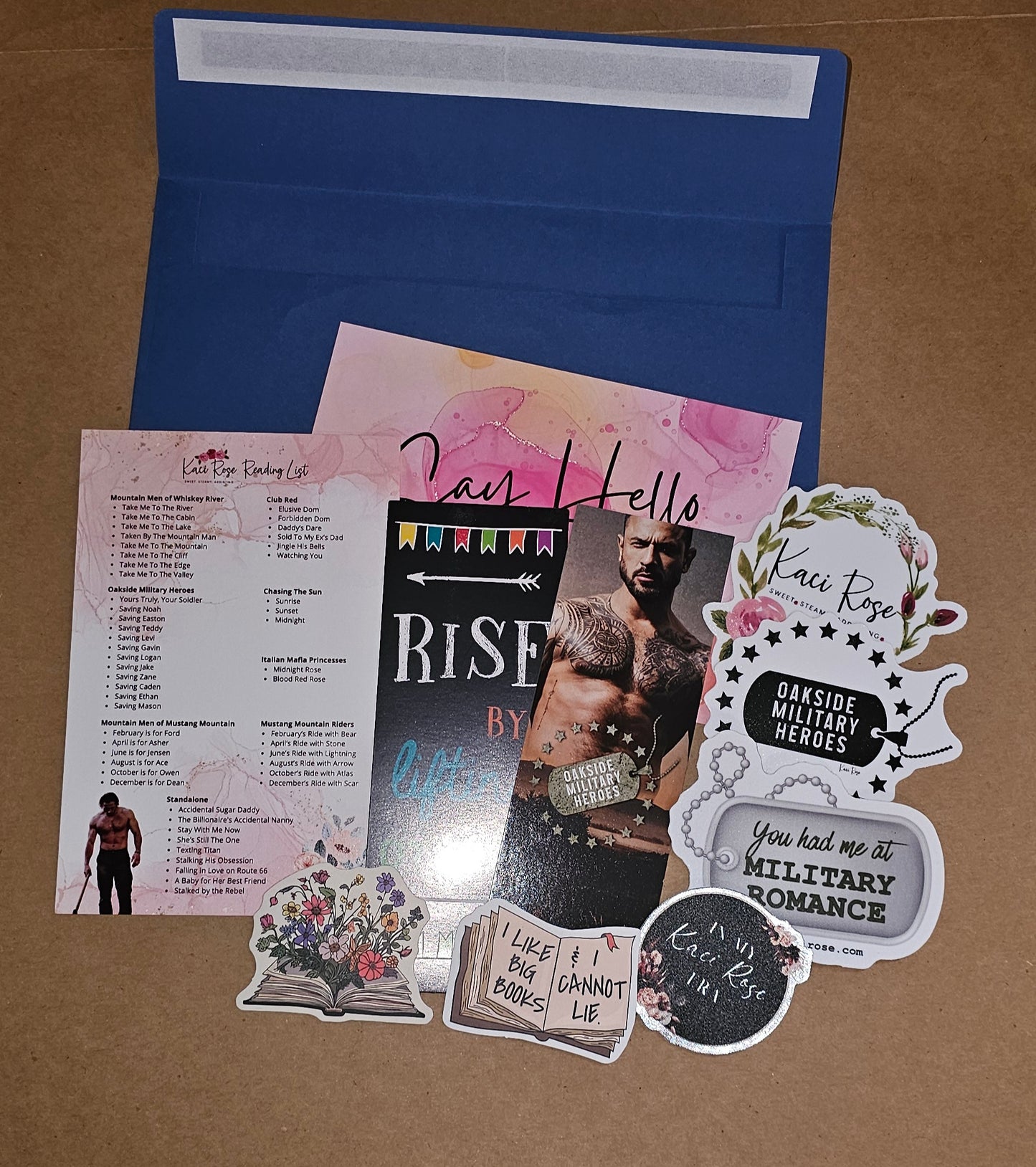 Oakside Military Heroes Romance Swag Pack Kaci Rose