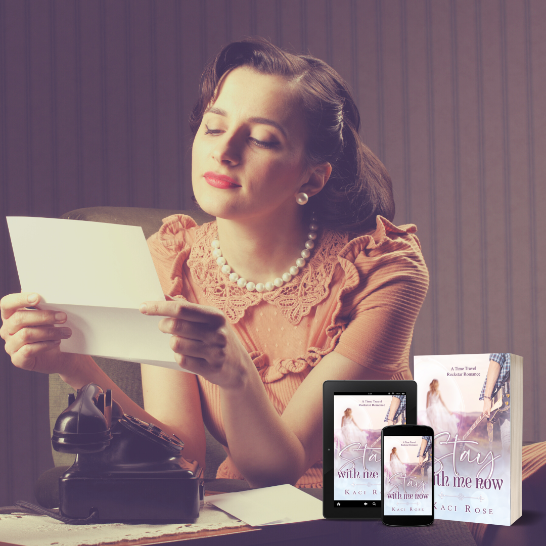 Stay With Me Now Time Travel Rockstar Romance Kaci Rose