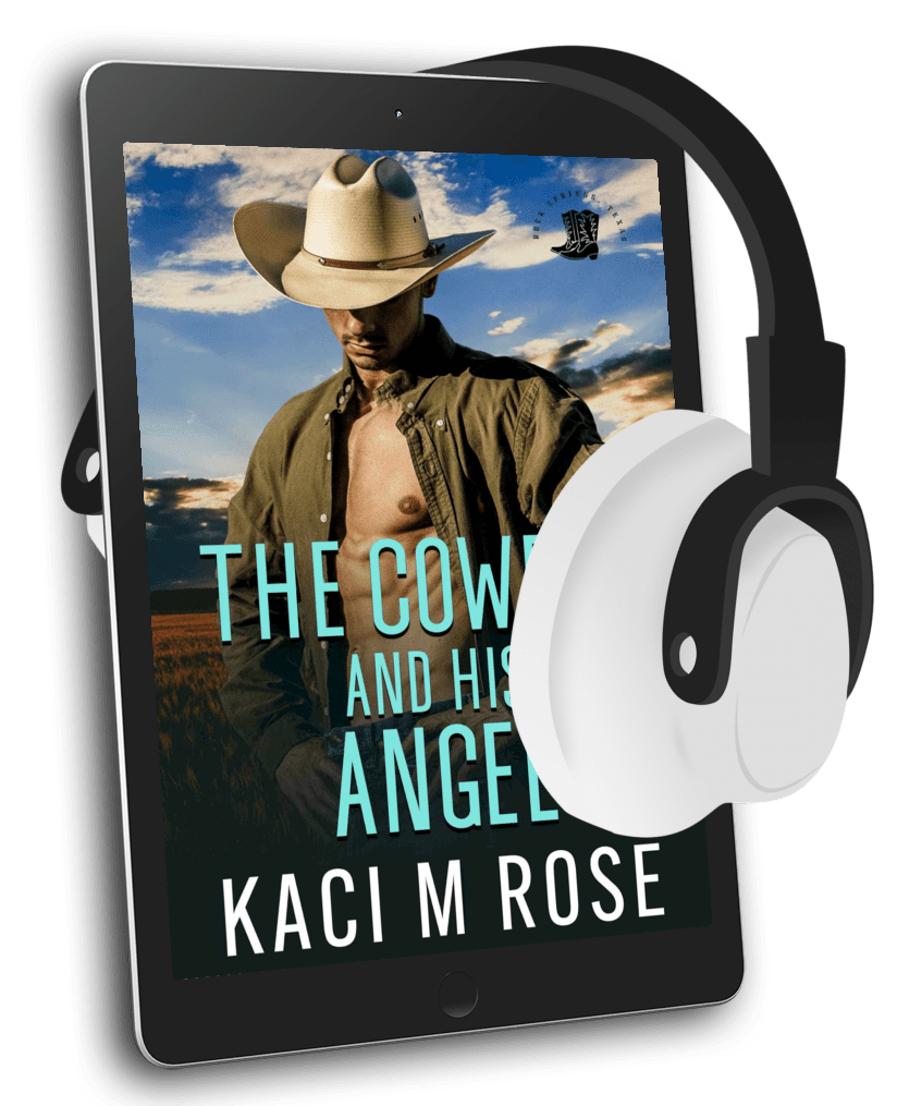 The Cowboy and HIs Angel Tablet With Headphones