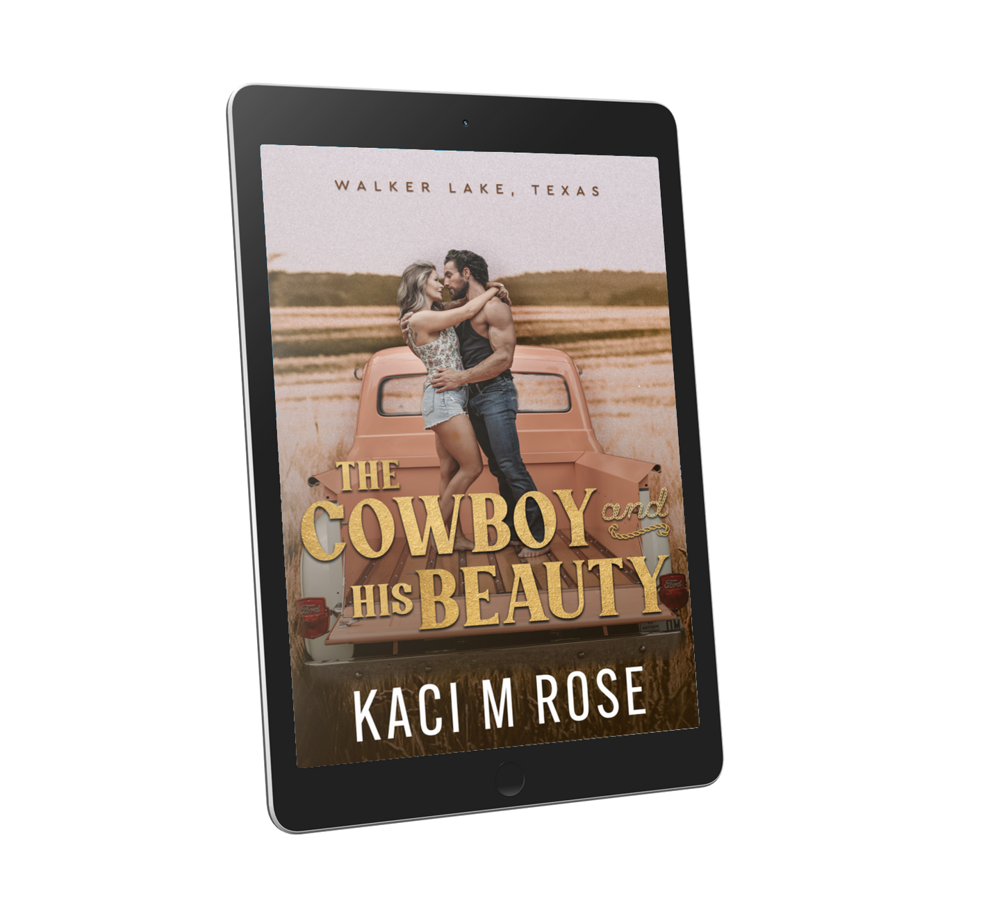 The Cowboy and His Beauty Tilted Tablet