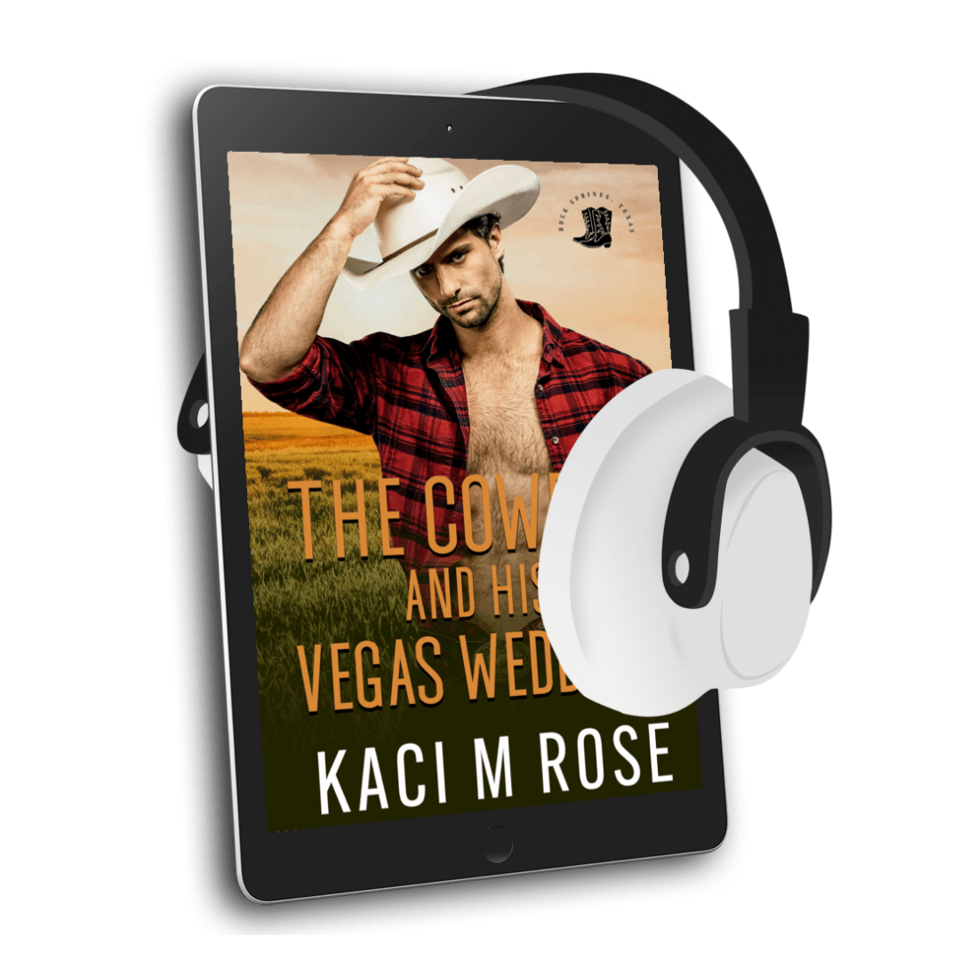 The Cowboy and His Vegas Wedding Tablet With Headphones